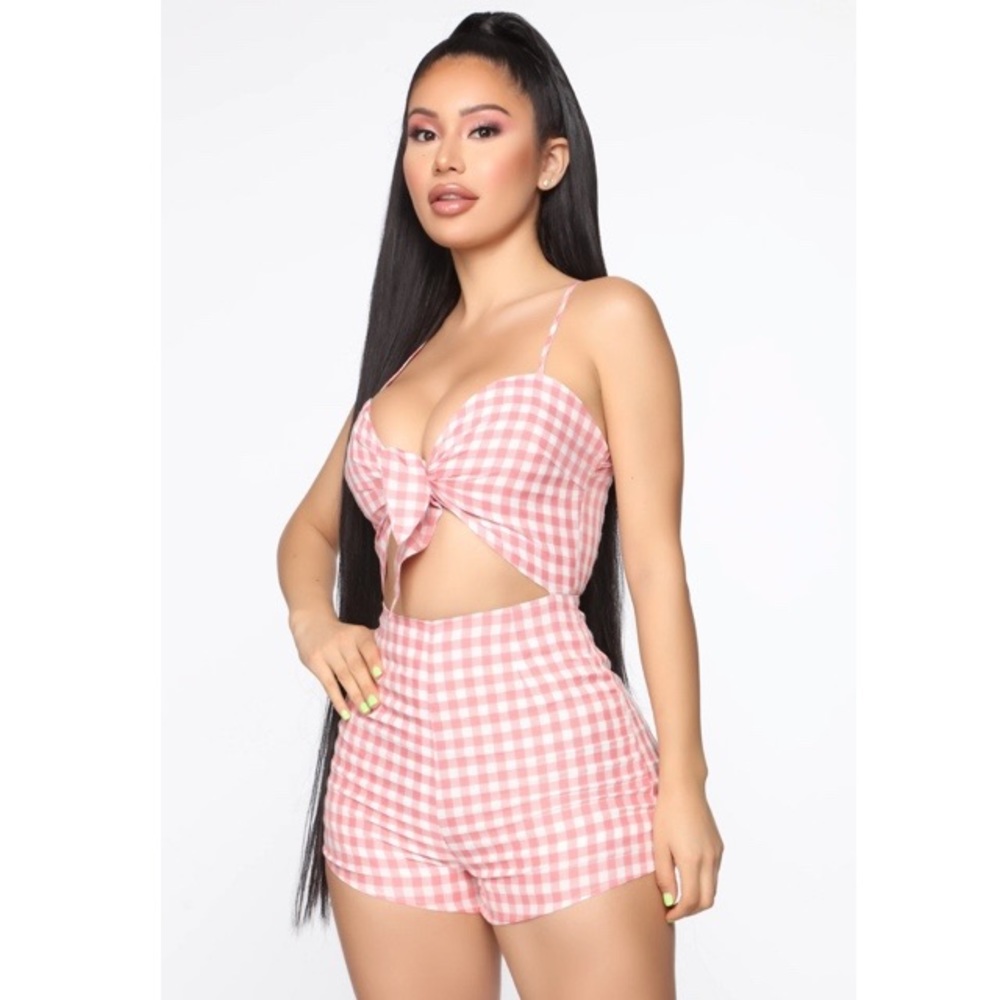 Rose Pink Romper
